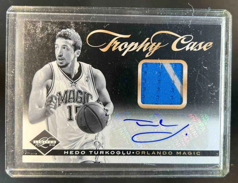 2011-12 Limited Hedo Turkoglu Trophy Case Signatures Jersey Auto #10/49 - Image 1 of 2