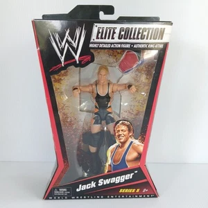 Mattel WWE Jack Swagger Elite Collection Series 5 Action Figure Black/Orange VHF - Picture 1 of 2