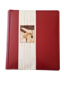 CREATIVE MEMORIES 11 x 14 PicFolio Milestones Album Cranberry pic folio - Picture 1 of 6