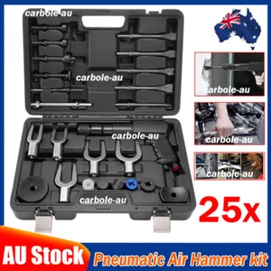 25PCS Air Hammer Kit 2100BPM Pneumatic Hammer Piece Chisel Multi-functional Tool - Picture 1 of 13