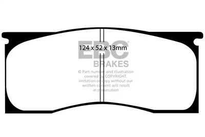 Pastillas de freno EBC Brakes DP31157C Redstuff cerámica bajo polvo Foto 1 de 3