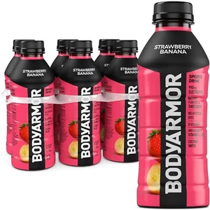 BODYARMOR Sports Drink Sports Beverage, Strawberry Banana, Coconut Water Hydrati - Picture 1 of 1