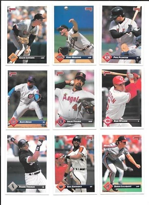 1993 Donruss Baseball Trading Cards / Choose #s 1 - 200 / FREE SHIPPING / mb46 - Image 1 of 4