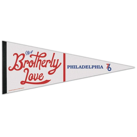 WinCraft Philadelphia 76ers 12" x 30" 2022/23 City Edition Premium Pennant Cover