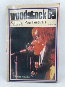 WOODSTOCK 69 SUMMER POP FESTIVALS / JOSEPH J. SIA /A PHOTO REVIEW / 1st PRINTING - Picture 1 of 6