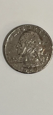 Rare 1980 Quarter error missing lettering and more!!! One of a kind!!! Cover