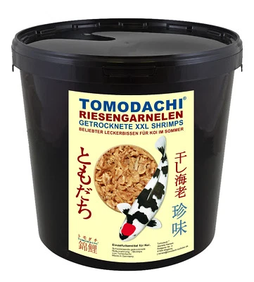 Riesengarnelen Sommerfutter Koisnack Garnelen Koifutter Koi Gambas getrocknet 5L - Bild 1 von 4