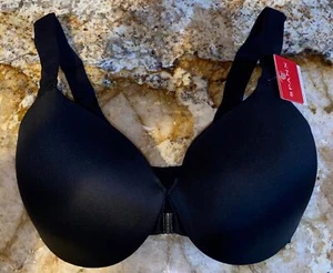 SPANX Bra-Llelujah Front Close Underwire Contour Molded BLACK Bra Womens Sz 32DD - Picture 1 of 5