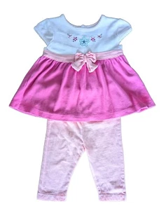 Infant Girls Size: 3-6 Months Bon Be'be' Short Sleeve Top & Matching Pants - Picture 1 of 8