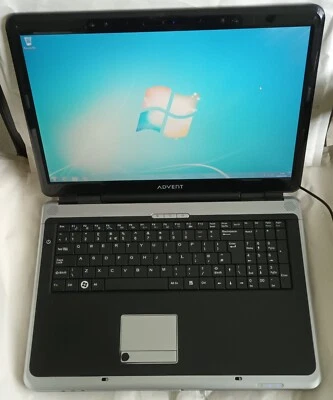 Advent 6651 F71IL1 F50IXX **2 LAPTOPS** Laptop 17.1" 3GB 120GB Windows 7 Office - Image 1 of 4