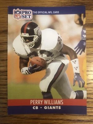 Perry Williams 1990 Pro Set Giants #600  *B554* - Image 1 of 2