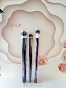 3 PC Hourglass No.12 Beveled Shadow & No.14 Detail Setting & Concealer Brush New