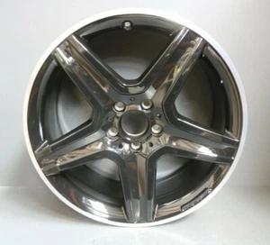 4 X GENUINE OEM MERCEDES GLA X156 19" AMG ALLOY WHEEL RIM BLACK CUT A1564010600 - Picture 1 of 10