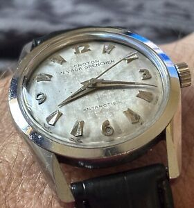Vintage Croton Nivada Grenchen Antarctic Automatic 35mm Men’s Watch