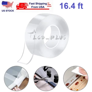16.4ft Acrylic Self Adhesive Caulk Sealing Strip Tape Kitchen Wall Sink Toilet - Picture 1 of 8