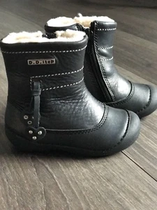 D.D. Step girls' insulated winter boots, genuine leather, size UK3,  EU19 - Picture 1 of 1