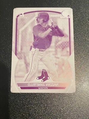 Nazzan Zanetello - 2023 Bowman Draft Chrome - 1st Bowman - 1/1 Printing Magenta - Image 1 of 2