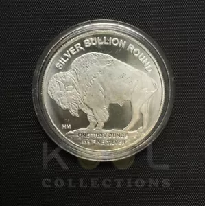 USA 2020 Indian Buffalo 1 Oz Silver Bullion Round - Picture 1 of 2