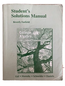 Student's Solutions Handbuch für College Algebra - Taschenbuch - SEHR GUT - Bild 1 von 6