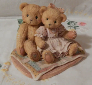 CHERISHED TEDDIES NATHANIEL & NELLIE  FIGURINE IT'S TWICE AS NICE WITH YOU  - Picture 1 of 5