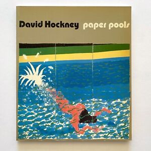 DAVID HOCKNEY RARE 1980 1ST EDITION "PAPER POOLS" LITHOGRAPH PRINT POP ART BOOK