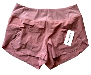 Neu! Athleta Damen 1X strukturierte 3,5" rosa Run With It strukturierte Shorts mit Tasche - Bild 1 von 6