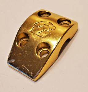 Redline BMX Bicycle Handle Bar Stem Top Plate ACS Tuff Sugino Sakae 22.2mm GOLD - Picture 1 of 10