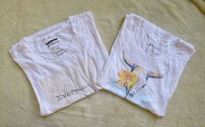 Conjunto de 2 camisetas sin mangas Element para mujer - blancas talla M Foto 1 de 4