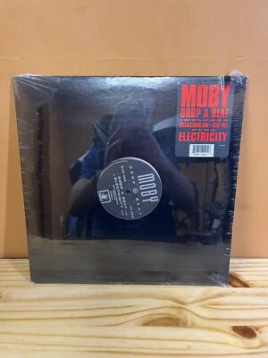 Moby – Drop A Beat 1992 12" Vinyl Record SEALED EX-240-1 EX M - Image 1 of 4