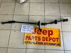 2003 - 2006 JEEP WRANGLER TJ INTERMEDIATE STEERING SHAFT LOWER & UPPER GEAR BOX 