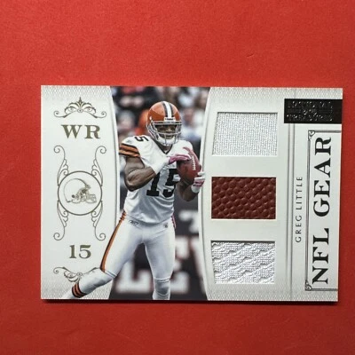 2011 Playoff National Treasures - NFL Gear Trios Prime #14 Greg Little /99 - Image 1 of 3