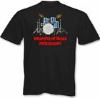 Weapons Of Mass Precussion - Mens Funny T-Shirt Drumming Rock Heavy Metal Band