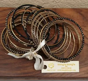 NEW AMRITA SINGH gorgeous set of 25 BANGLE BRACELETS - Picture 1 of 6