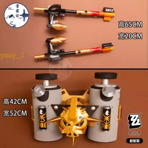 Zenless Zone Zero Burnice Whita beide Krücken Cosplay Waffe LED Requisite Rucksack - Bild 1 von 24
