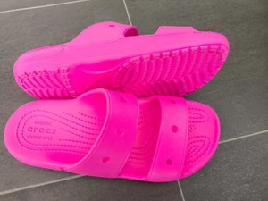 CROCS Sandale Pantolette pink M5 W7 Gr. 38 ungetragen - Bild 1 von 3
