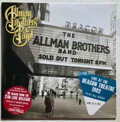 THE ALLMAN BROTHERS Selections Live Beacon Theatre 1992 2 LP 2014 RSD SEALED NEW - Image 1 of 4