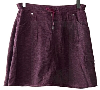 Kuhl Mova Women's Small Heathered Plum Pink Lined Cargo Skort Waist 28" - Image 1 of 4