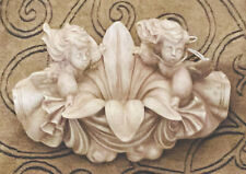 Vintage angel/fairy 3D wall plaque with pocket