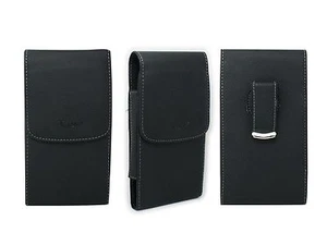 Leather Case Pouch Holster w Belt Clip for Verizon Motorola Droid Turbo XT1254 - Picture 1 of 3