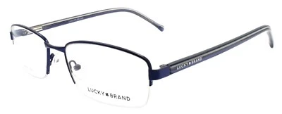 Monturas de gafas para hombre LUCKY BRAND D315 media montura 56-18-145 azul marino Foto 1 de 3