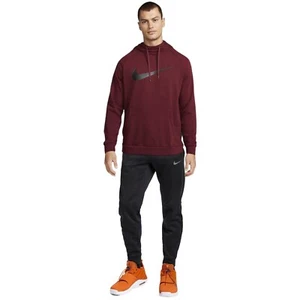 Nike Big Swoosh Tracksuit Therma-Fit Sweatsuit Outfit Men's Size L Maroon NWT - Picture 1 of 10