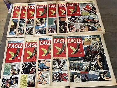 Vintage EAGLE DAN DARE COMIC Magazines • 50$
