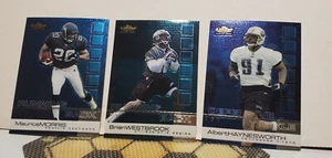 2002 Topps Finest #94 Albert Haynesworth,#83 M. Morris, #102 Brian Westbrook  - Picture 1 of 8