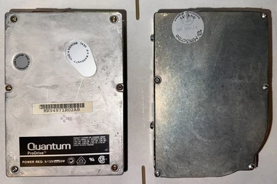 3.5" Apple MiniScribe 8425SA 20MB + Quantum 40s 40MB SCSI Drives - Both Working - Image 1 of 4