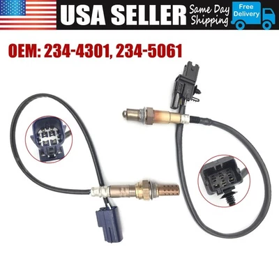 for 2004 2005 2006 Nissan Altima Sentra L4 2.5L 2PCS Oxygen Sensor Up+Downstream - Image 1 of 4