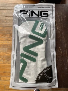 New Ping 2024 Augusta Masters Driver Headcover - White and Green - Gator Texture - Picture 1 of 5