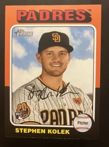 Stephen Kolek 2024 Topps Heritage High Number SP #710 (RC) Padres - Bild 1 von 1