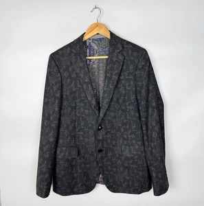 ETRO Italy Wolljacke mit Seidenfutter Paisleymuster Gr. IT 48 / US 38 - Bild 1 von 11