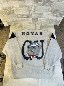 Vintage 90’s Galt Sand University of Georgetown Hoyas Graphic Sweatshirt Herren XL - Bild 1 von 7