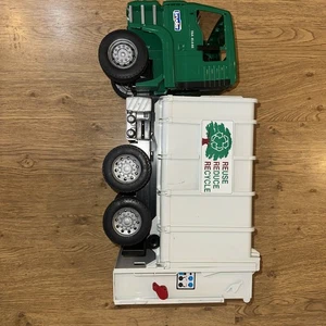 Bruder Rear Loading Recycling Trash Garbage Truck Green Cab Made In Germany USED - Picture 1 of 21